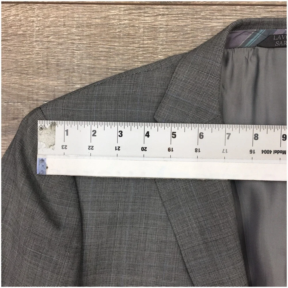 ZANETTI Mens Wool Blazer Sport Coat Casual Jacket Size 42R Classic Suit